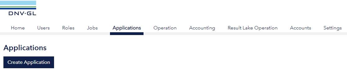 Applications Tab