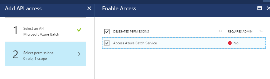 Azure Portal - Azure Active Directory - Enable Access