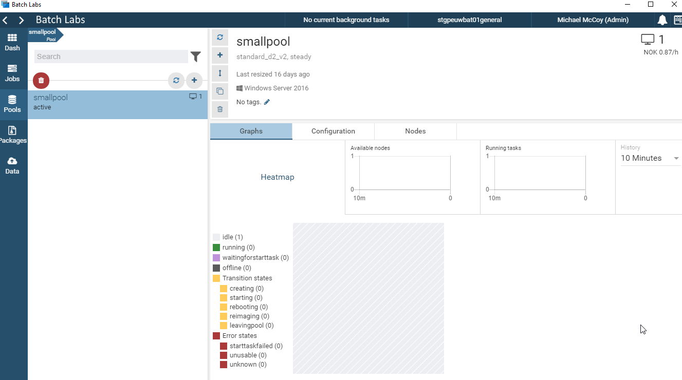 Azure Batch Labs Tool