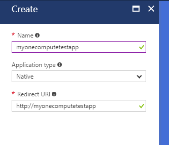 Azure Portal - Azure Active Directory - Create New Application Registration